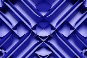 3D illustratie van een paarse abstracte achtergrond met geometrische lijnen. moderne grafische textuur. geometrisch patroon. foto
