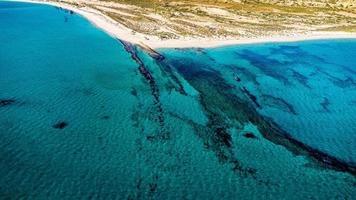 luchtfoto van point anderson, warroora coast wa australië foto