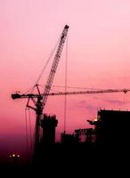 bouwconstructie silhouet foto