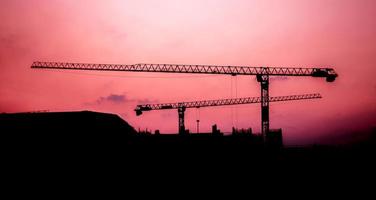 bouwconstructie silhouet foto