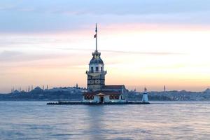 meisjestoren in istanbul, turkije foto