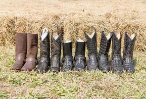 krokodillen cowboy leren laarzen foto