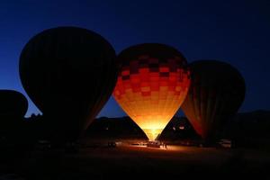 hete lucht ballonnen foto