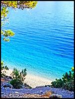 geweldige blauwe stranden in griekenland mooie zomervakanties seasson foto