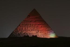 piramide van khafre in cairo, egypte foto