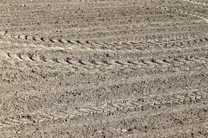 gedetailleerde close-up van landbouwgronden en hectare in hoge resolutie foto