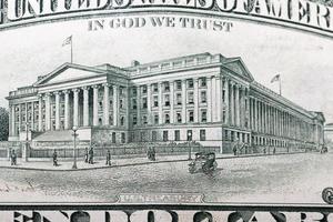 Amerikaanse dollar, close-up foto