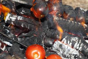 vleessaus koken foto