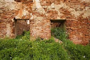 fort ruïnes close-up foto