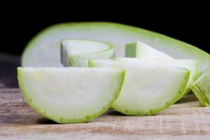 rijpe zoete courgette foto