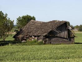 oud houten huis foto