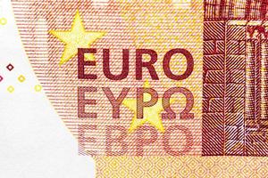 euro geld close-up foto