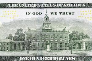 honderd Amerikaanse dollars foto