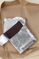 verpakking melkchocoladereep foto
