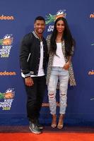 los angeles, 16 juli - russell wilson, ciara bij de 2015 kids choice sports in het ucla s pauley pavilion op 16 juli 2015 in westwood, ca foto