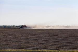 veldtractor verwerken: foto