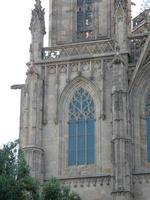 gotische kathedraal van de stad barcelona foto