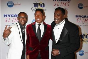 los angeles, 22 februari - tommy davidson, jermaine jackson, ernie hudson in de nacht van 100 sterren oscar viewing party in het beverly hilton hotel op 22 februari 2015 in beverly hills, ca foto