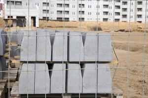 betonblokken, close-up foto