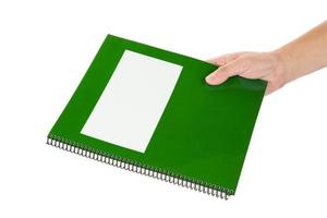 groen schoolboek