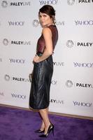 los angeles, 8 dec - katie aselton in de paleylive la, the league, een dierbaar afscheid in het paley center for media op 8 december 2015 in beverly hills, ca foto