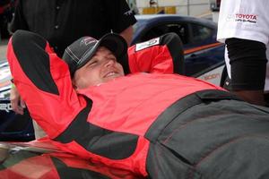 Los Angeles, 7 februari - Brett Davern op de Toyota Grand Prix of Long Beach Pro Celebrity Race Persdag op de Grand Prix Compound op 7 april 2015 in Long Beach, Ca foto