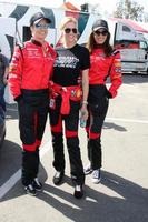 los angeles, 7 februari - dara torres, tricia helfer, donna feldman op de Toyota Grand Prix van Long Beach Pro Celebrity Race Persdag op de Grand Prix Compound op 7 april 2015 in Long Beach, ca foto