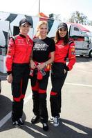 los angeles, 7 februari - dara torres, tricia helfer, donna feldman op de Toyota Grand Prix van Long Beach Pro Celebrity Race Persdag op de Grand Prix Compound op 7 april 2015 in Long Beach, ca foto