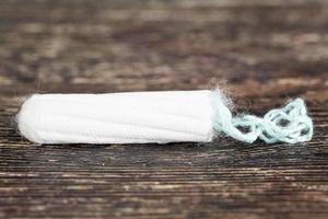 witte vrouwelijke tampons foto