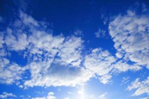 fotografeerde de lucht met wolken foto