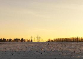 lijn hoogspanningstransmissie: foto