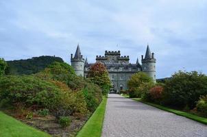 Inveraray Castle grenzend aan Loch Fyne foto