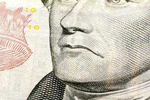Amerikaans geld close-up foto