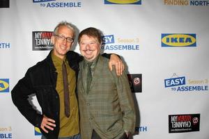 los angeles, 10 okt - andy dick, dave foley arriveert bij de web-serie eenvoudig te monteren en vindt première van North webisode in het Egyptische theater op 10 oktober 2011 in los angeles, ca foto