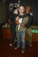 los angeles, 30 jan - jodi lyn o keefe, moby, john salley op het peta superbowl-feest in het peta's bob barker-gebouw op 30 januari 2016 in los angeles, ca foto