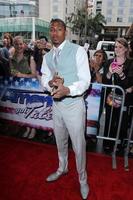 Los Angeles, 24 april - Nick Cannon arriveert bij America's Got Talent Los Angeles audities in het Pantages Theatre op 24 april 2013 in Los Angeles, ca. foto