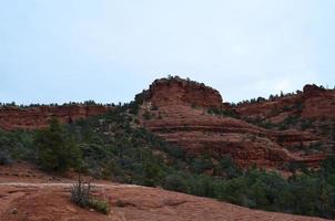 prachtig rood rotslandschap van sedona arizona foto