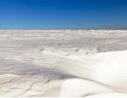 diepe sneeuwbanken, close-up foto