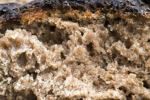 donker brood, close-up foto