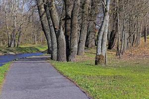 kleine verharde weg foto