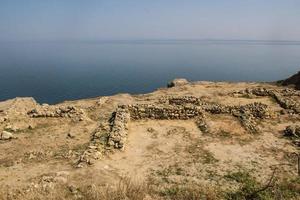 de archeologische opgravingen op het taman-schiereiland tmutarakan aan de kust van de zwarte zee foto