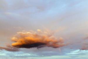 grandioze majestueuze wolkenlucht foto