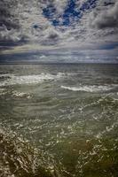 zandstrand zee foto