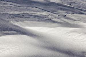 drijft af na sneeuwval foto