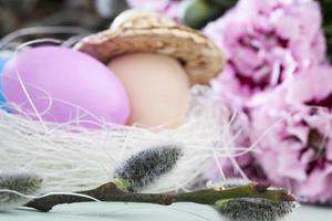 eieren en andere elementen voor Pasen foto