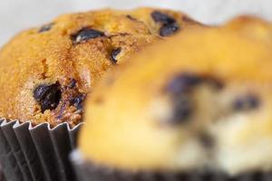 heerlijk eten van bakken met chocoladedruppels foto