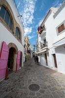 sant antoni de portmany, ibiza, spanje. 2022 04 13 oude wijk foto