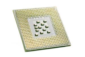 cpu, centrale processoreenheid, geïsoleerd foto