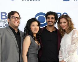 los angeles, 19 mei - ari stidham, jadyn wong, elyes gabel, katharine mcphee op de cbs summer soiree in het london hotel op 19 mei 2014 in west hollywood, ca foto