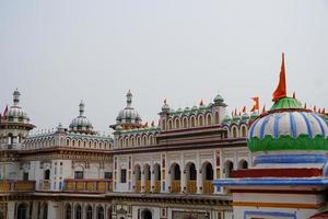 janakpur dhaam bovenste helft afbeelding, geboortepaleis van sita mata in nepal foto